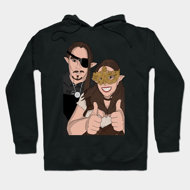 The Twins Hoodie by The Mortui Guild